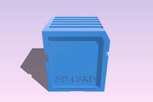 SD Card holder | 3d print model