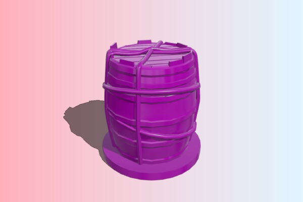 Dark Souls Board Game Barrel | 3d print model