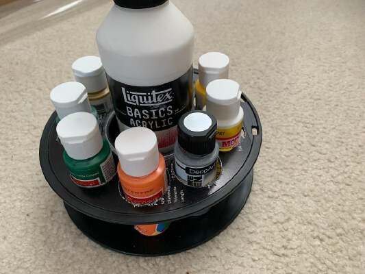 Empty Spool To Paint Tray | 3d print model