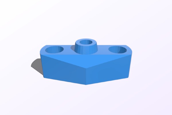 Junction Block for 1_4" Bolt | 3d print model