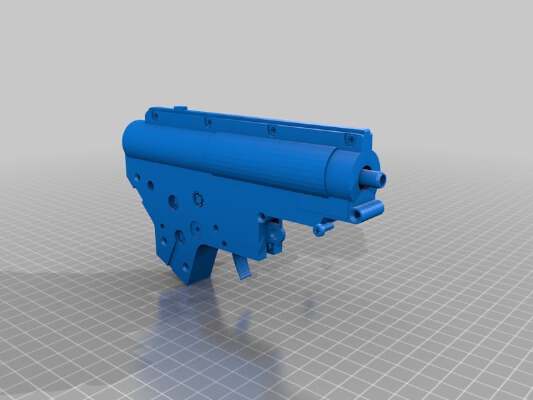 BB gun gearbox (Works, not a prop) | 3d print model