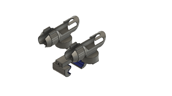 Rear Fishing Rod Rack | 3d print model
