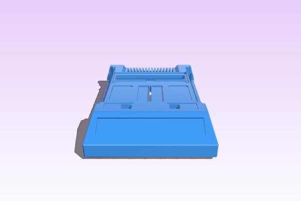 Famicom replica 200mm case, NES, Golden China | 3d print model