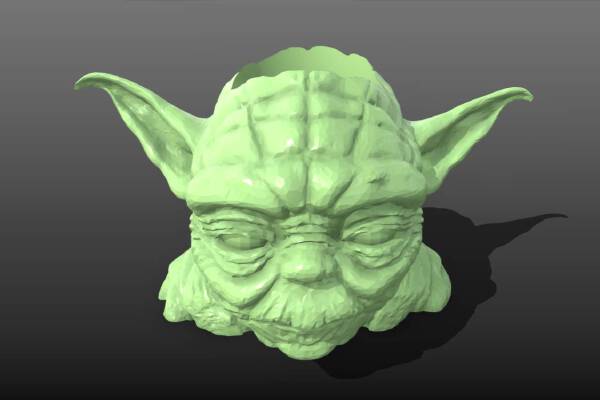 pen holder starwars Yoda | 3d print model