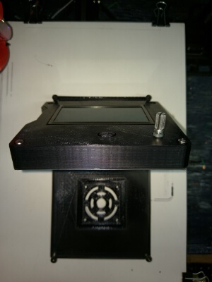 Vertical MKS SBASE case with Full Graphic Smart Controller | 3d print model
