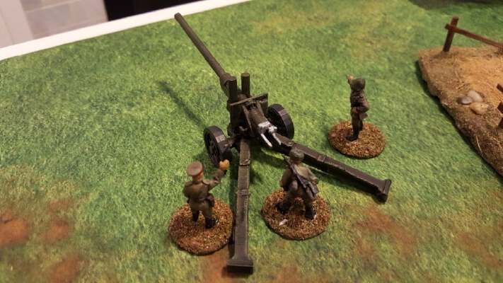 Soviet A-19 122mm gun - 28mm scale | 3d print model