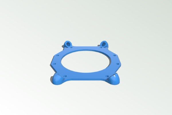 Tarot 680 Pro Bottomplate for Omnimac 3DR Pixhawk Anti Vibration Mount | 3d print model