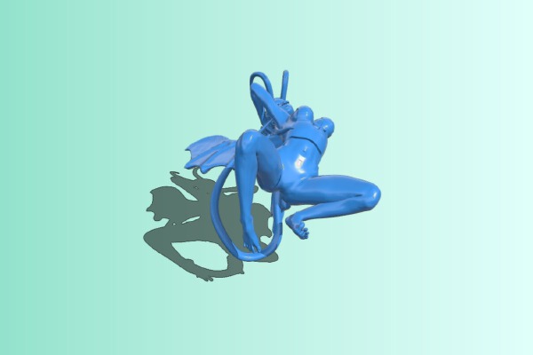 Girl Devil | 3d print model