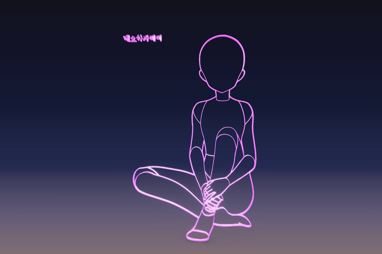 Body drawing - Convert image (JPG) to 3d (STL)