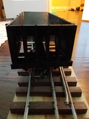 Drop Bottom Wooden Ore Hopper (F scale) | 3d print model