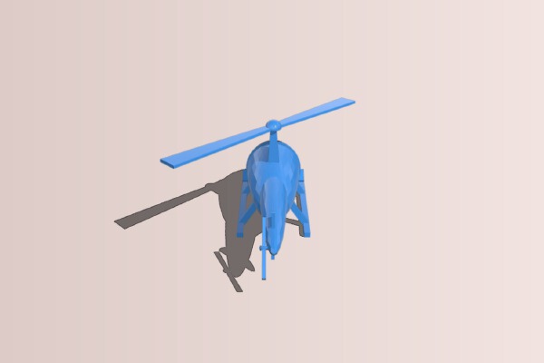 Helicopter | 3d print model