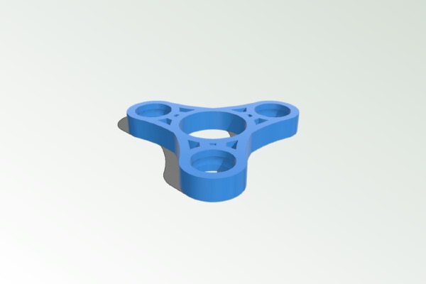 1_2" Ball Bearing Fidget Spinner - Wingnut2k #10 | 3d print model