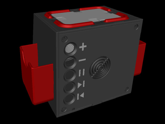 TonUINO Gehäuse - 5 Taster | 3d print model