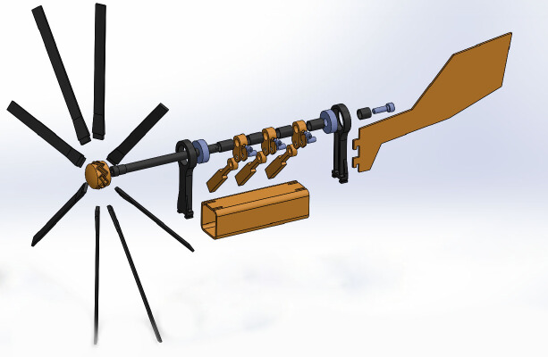 Klapotetz | 3d print model