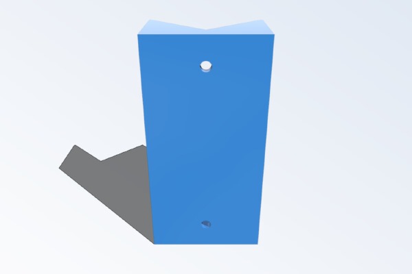 LITTLE V MITRE BOX -- BOITE A ONGLET EN V | 3d print model