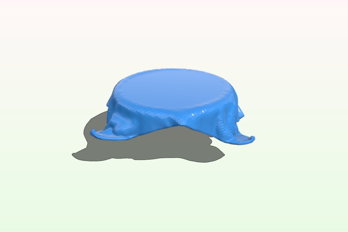 Coaster – Draped cloth