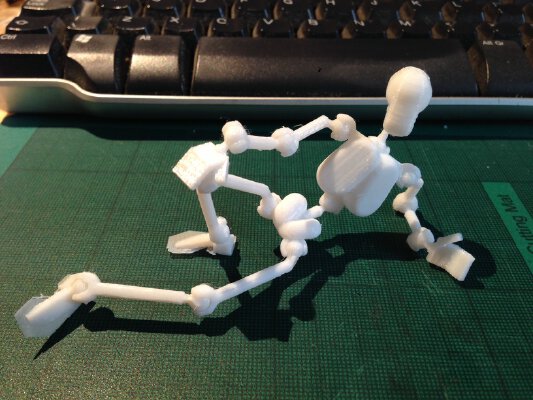 Anatomically correct poseable action figure for drawing | 3d print model