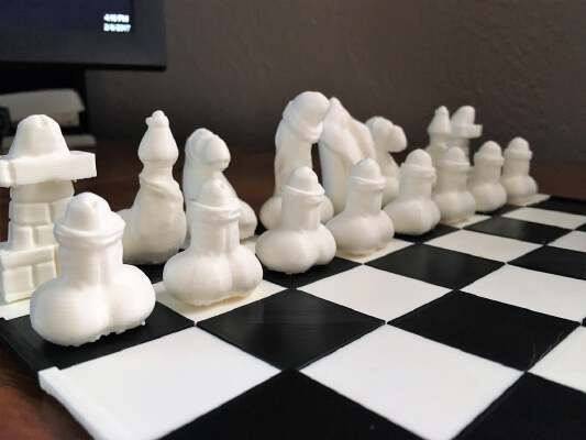 Phallic Chess | 3d print model