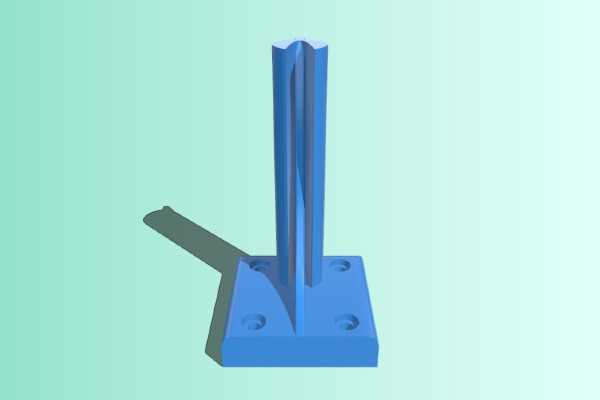 Wall mounted filament spool holder | 3d print model