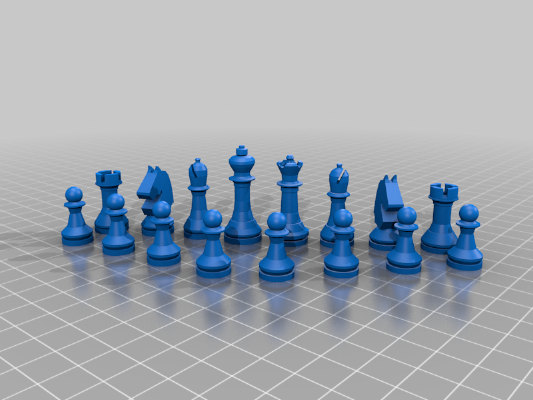 3D Printed Chess for 3 Players | 3d print model