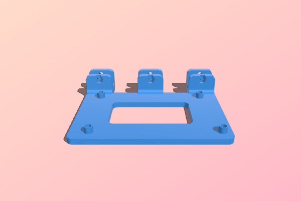 One part RAMPS mount | 3d print model