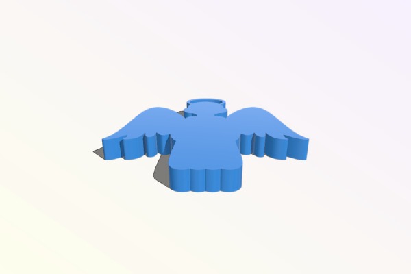AngelOrnament | 3d print model