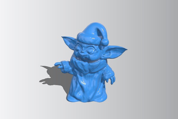 Baby Yoda Christmas Tree Topper | 3d print model