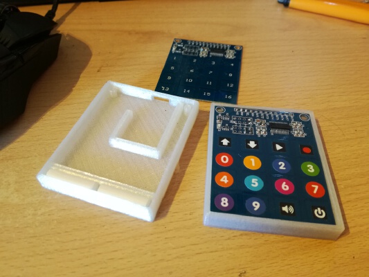 16 key USB MIDI using Arduino Pro Micro | 3d print model