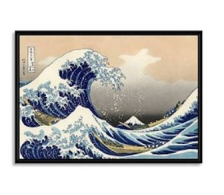 P1 Notebook Stand inspired by "The Great Wave of Nakagawa" | 3d print model