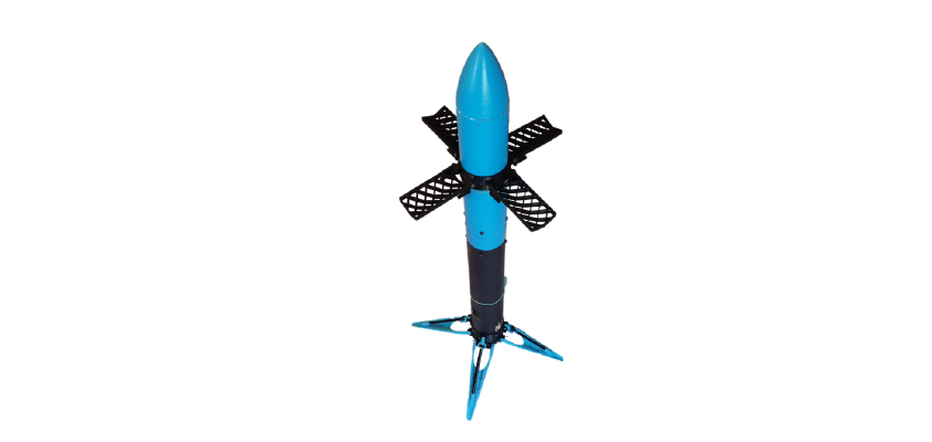 Deployable Swept Grid Fin | 3d print model