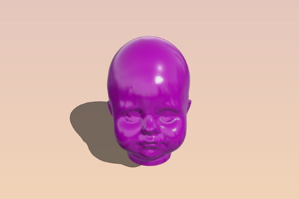 Doll Head | 3d print model