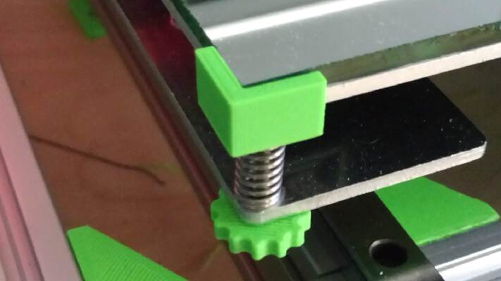 Heatbed Glass Holder | 3d print model