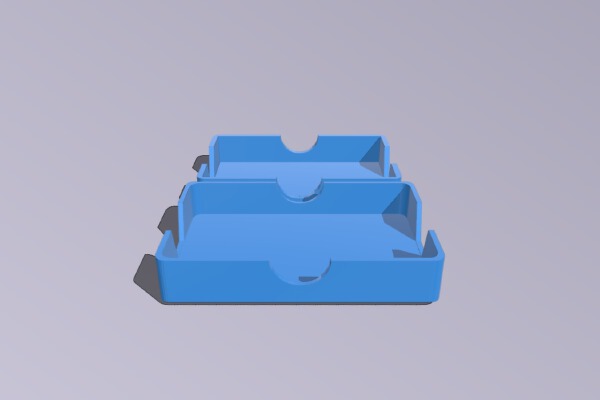 card box for index cards 3x5 | 3d print model