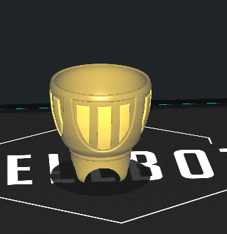 flower pot vintage | 3d print model