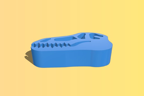 Tyrannosaurus Chip Clip | 3d print model