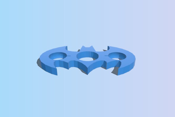 Batman mini spinner .5 ball bearing | 3d print model