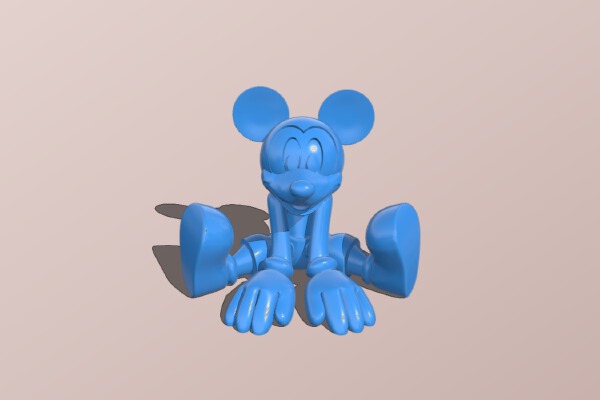 Mickey sitting – Mouse | 3d print model