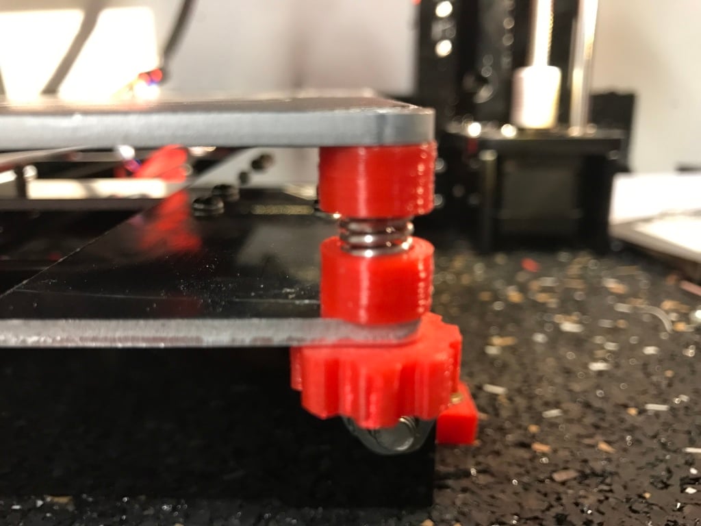 Anet A8 Hotbed Spring Cap (with m3 nut spacing)