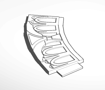 SGU gate ALL PARTS (parts separated for small printers) | 3d print model