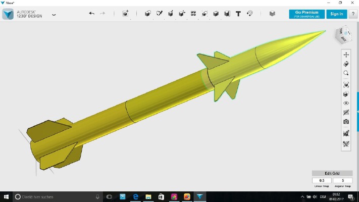 Rocket F 18 Hornet | 3d print model