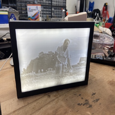 Rahmen für Lithophane 200x133mm | 3d print model