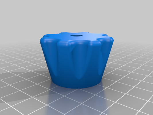 KNOB NUT INSIDE M8_M6 | 3d print model