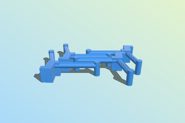 Intel Galileo tower mounting parts | 3d print model