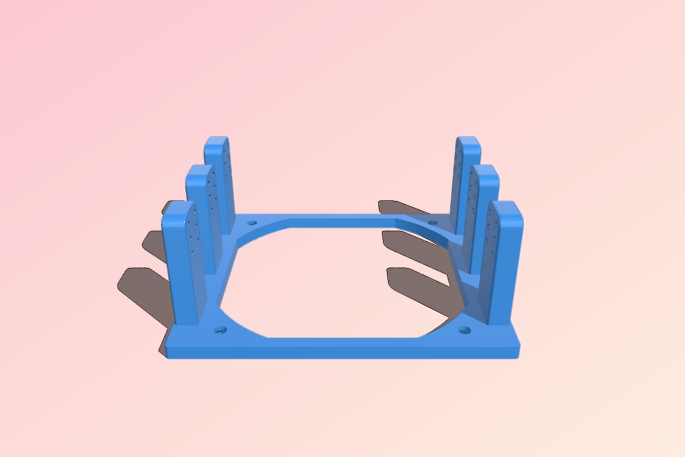 120mm Fan Bracket for 3x5.25 inch bays