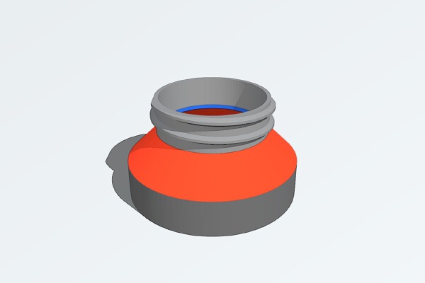 AC Infinity 6 Inch to 4 Inch Reducer | 3d print model