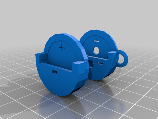 2032 coin cell battery holder | 3d print model