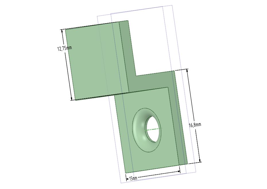 Halterung für Fliegengitter, Bracket for Mosquito grid