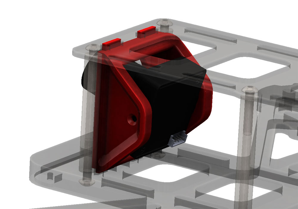 QAV250 25x25mm Camera Mount (adjustable tilt angle)