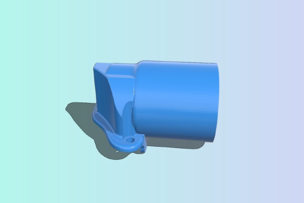 vakuum adaptor for Makita DHS680 (US: Makita XSH03) circular saw | 3d print model
