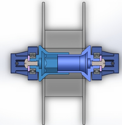 Spool holder for profile 20x20 top mounted | 3d print model